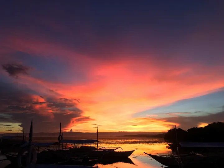 フィリピン・パングラオ · 橙紅色の夕空 · 2018-05-27