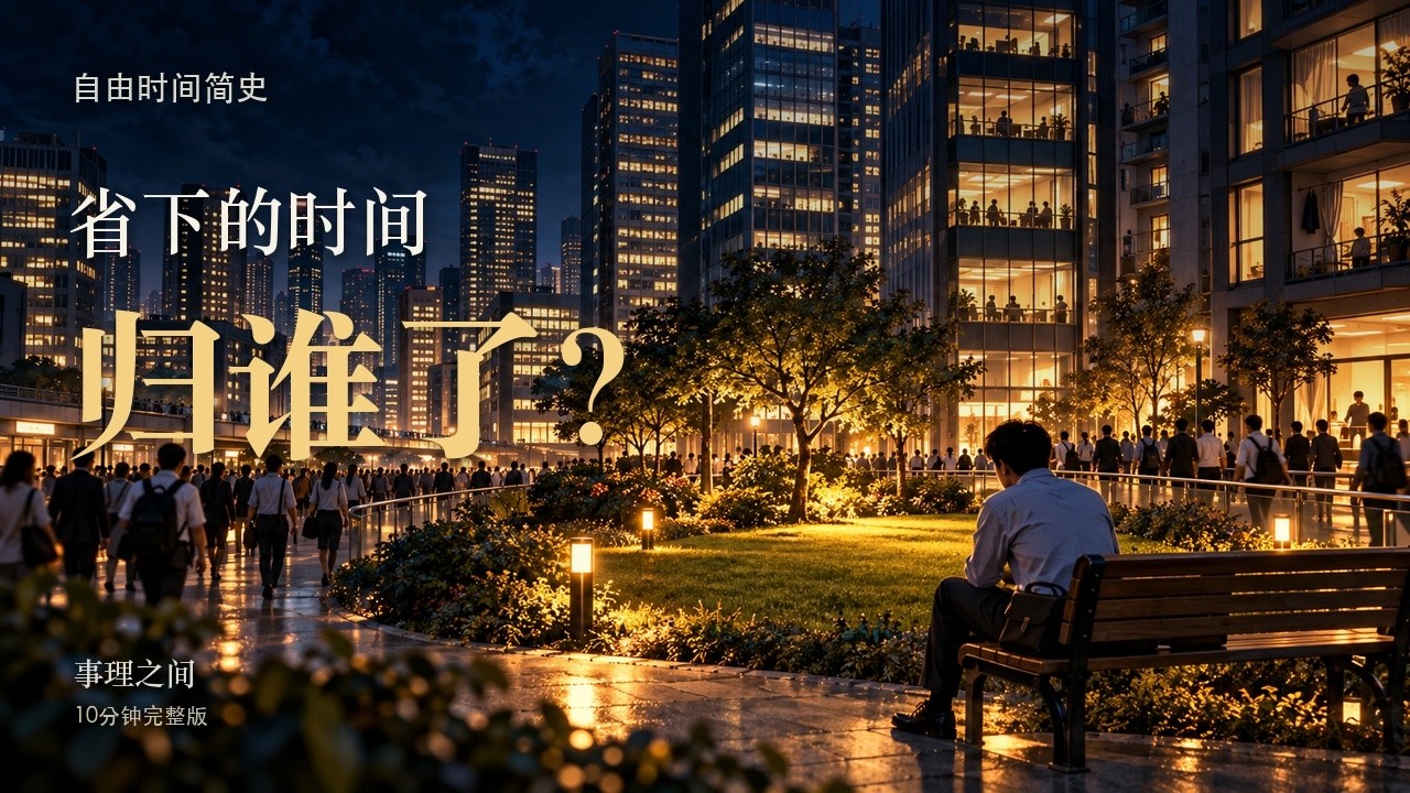 技术越来越快，为什么我们没更闲？｜自由时间简史