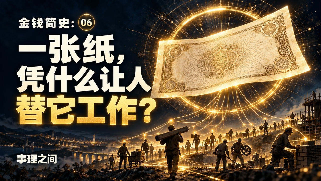 金钱简史：一张纸，凭什么让人替它工作？
